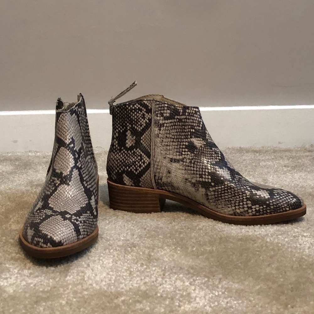 Dolce Vita Tavin Snake Print Stella Bootie